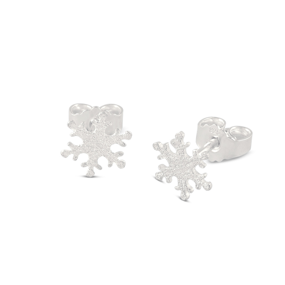 Ohrstecker Schneeflocke