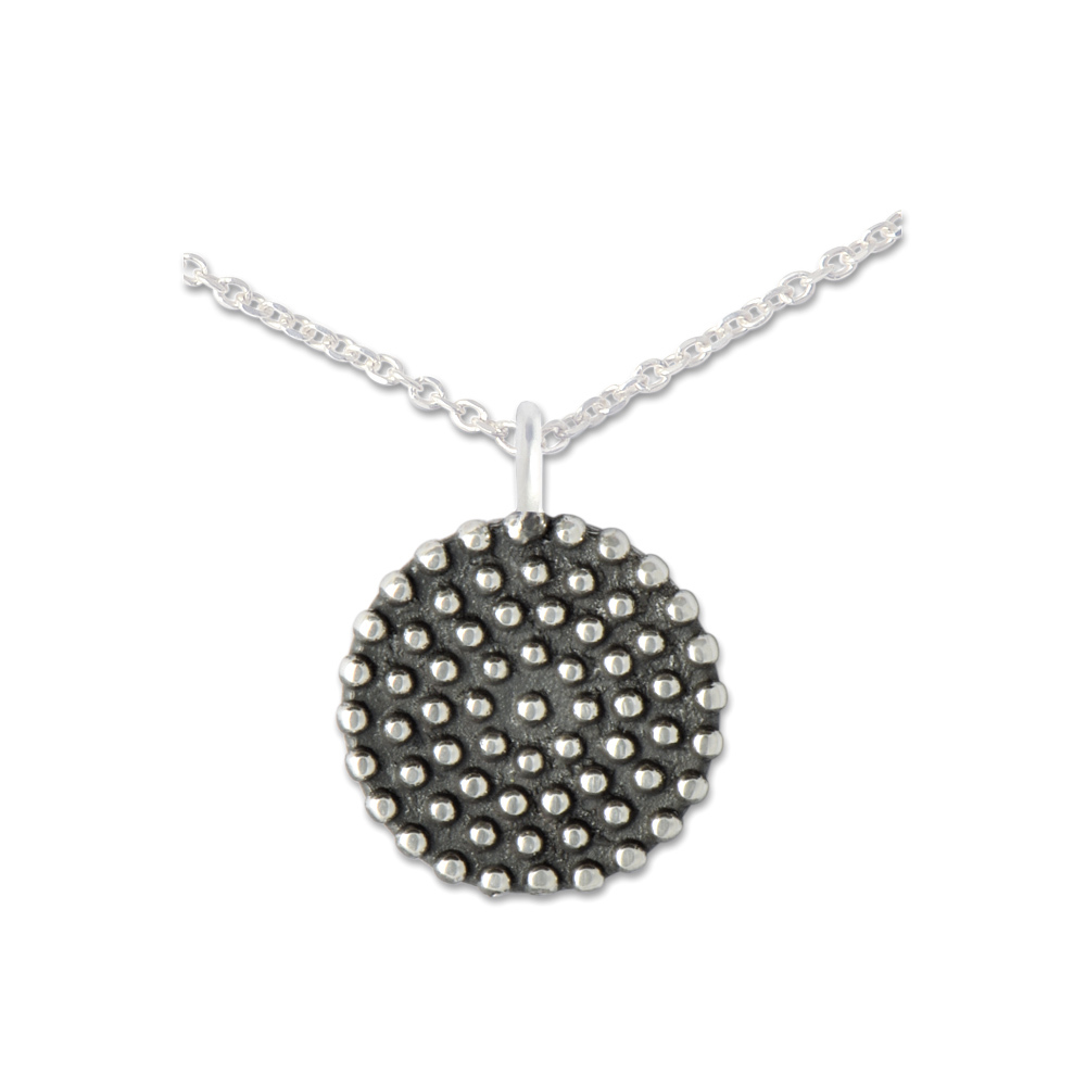 Mini Anhänger GlamRock, 12mm an Silberkette