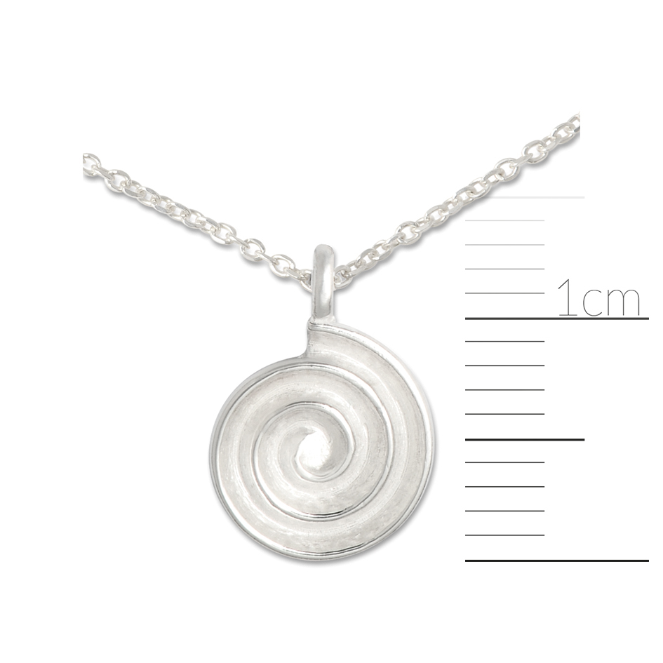 Mini Anhänger Galaxie 10 mm an Silberkette