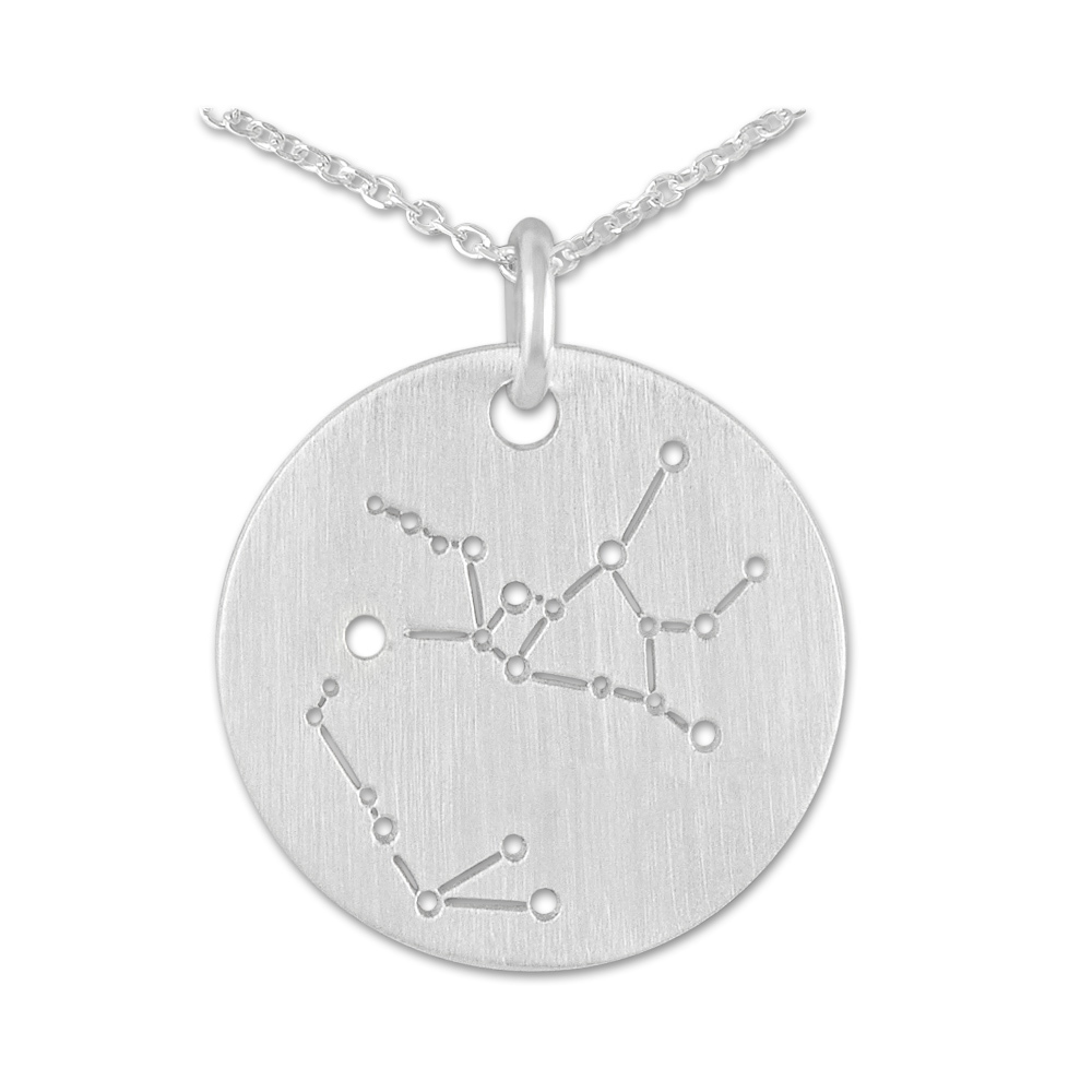 Sternzeichen Schütze, Anhänger an Silberkette, 16 mm