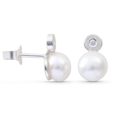 Ohrringe Brillant Perle