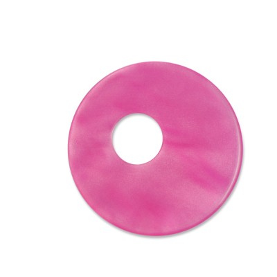 Scheibe Aquarell asym. Acryl 25mm pink